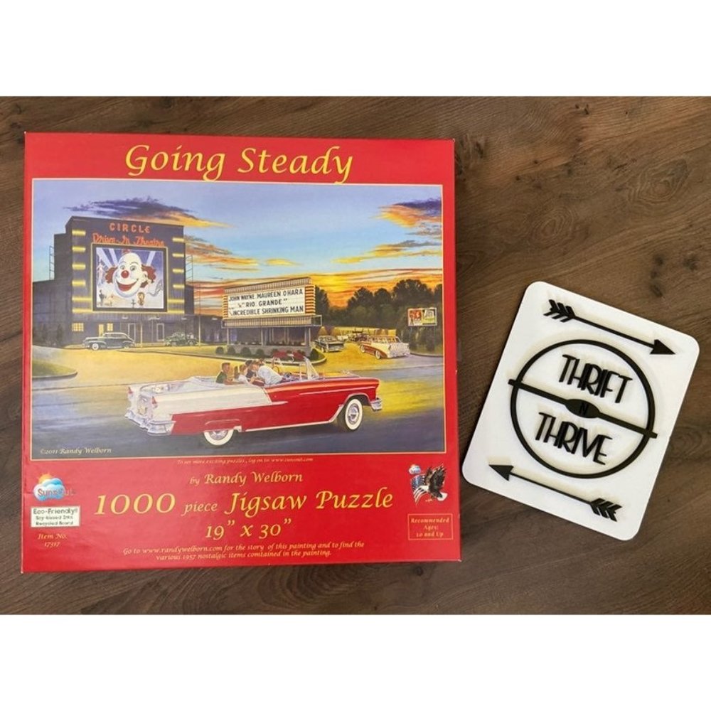 Vintage Going Steady drive in Puzzle